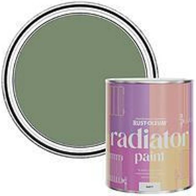 Rust-Oleum All Green Matt Radiator Paint 750Ml - One Size