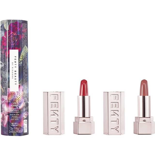 Fenty Beauty By Rihanna LIL ICONS MINI SEMI-MATTE LIPSTICK DUO