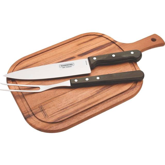 Tramontina Churrasco Carving Cooks Knife Set with Chopping Board