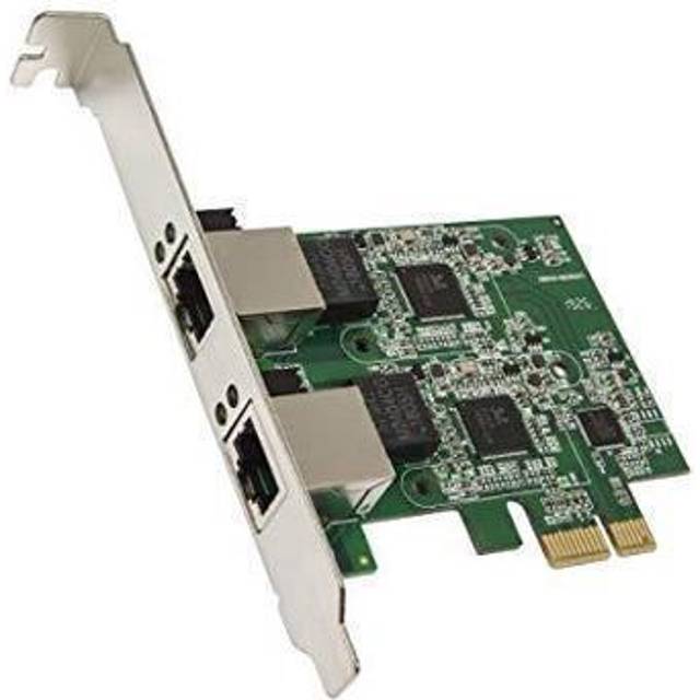 Dual 2.5 Gigabit Ethernet PCI Express PCI-E Network Controller Card 10/100/1000/25000 Mbps RJ45 LAN Adapter Low Profile Bracket, SD-PEX24066