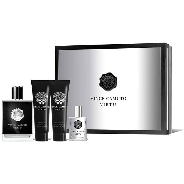 Vince Camuto Virtu Gift Set 100ml EDT + 15ml EDT + 90ml Aftershave Balm + 90ml Shower Gel