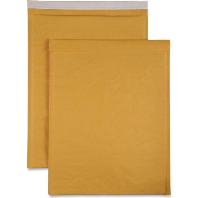 Sparco Size 7 Bubble Cushioned Mailers - Bubble - 7 [14.25 X 20] - Self-sealing - Kraft - 50 / Carton - Kraft