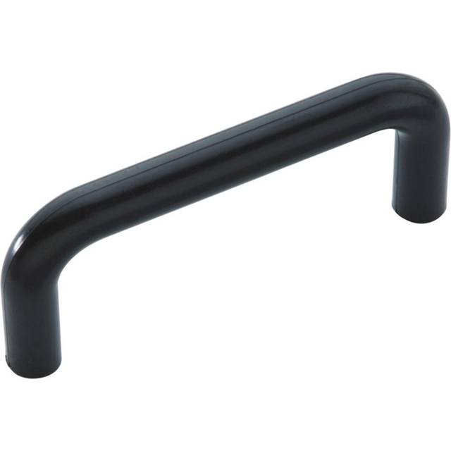 Hickory Hardware 1 Pack Solid Core Kitchen Cabinet Pulls  Luxury Cabinet Handles  Hardware for Doors & Dresser Drawers  3 Inch Hole Center  Black