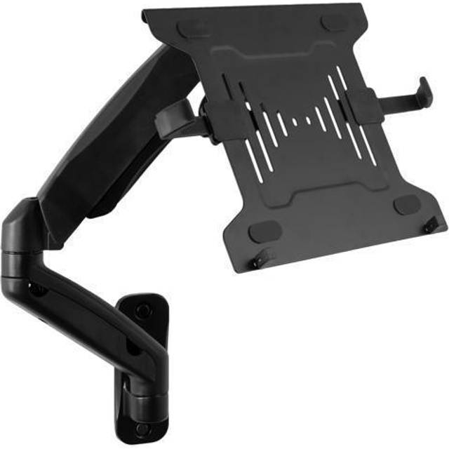 VIVO Universal 10 to 15.6 inch Laptop Wall Mount, Height Adjustable Pneumatic Extended Arm, Full Motion Articulating Notebook Tray for Home