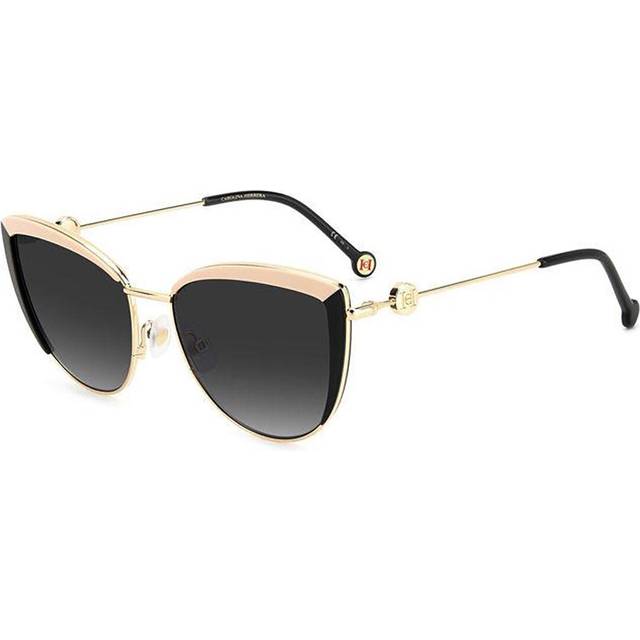 Carolina Herrera HER 0112/S KDX9O, BUTTERFLY Sunglasses, FEMALE - Black