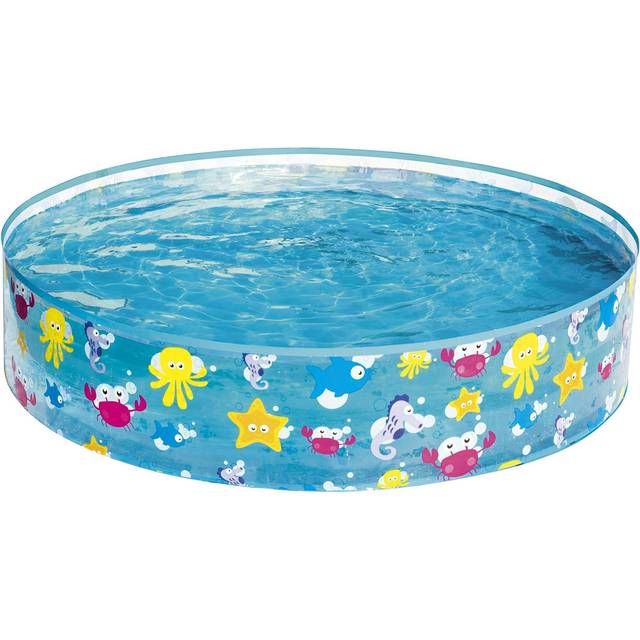 "Bestway Kids Inflatable Paddling Swimming Fill-N-Fun Pool Water Fun 48""x10"" Blue"