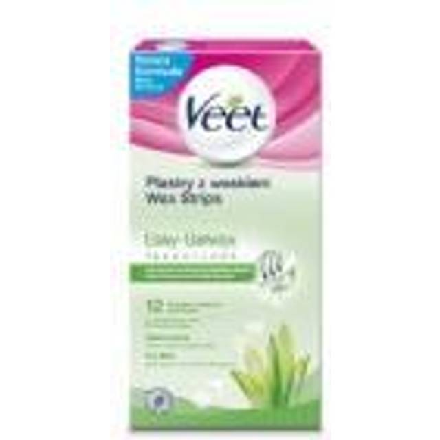 Veet depilatory patches with wax for dry skin