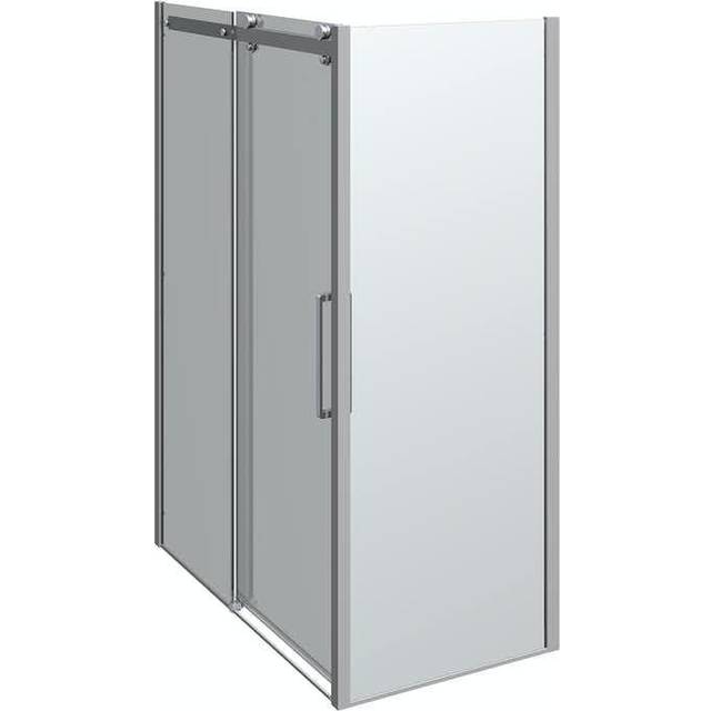 Scanbad Maxi Deluxe skydedør 80x140x200cm Skydedør Klart glas (x)