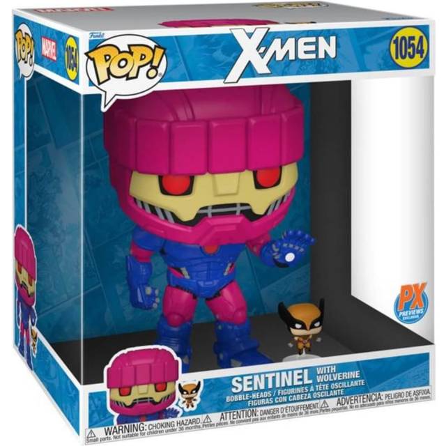 "X-Men Sentinel w/ Wolverine 10"" Pop! Vnyl Chase Ships 1 in 6"