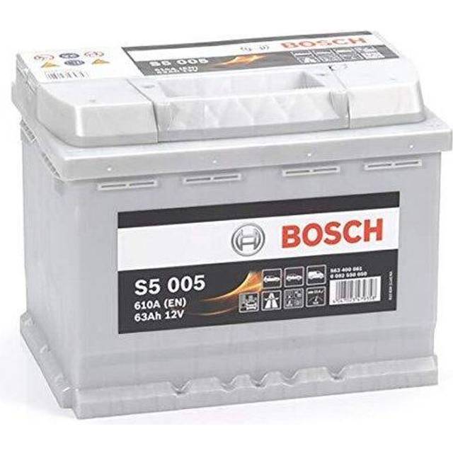 Bosch SLI S5 005 63Ah - Bilbatteri / Startbatteri - Volvo - VW - Toyota - Renault - Peugeot - Skoda - Saab - Kia