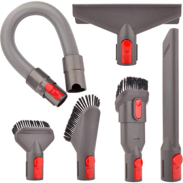 Fullclean Tillbehörssats för Dyson Gen 5, V15, V12, V11, V10, V7, V8, absolut detektering, cyklon, fluffig madrass, ytterstorlek, dammsugartillbehör, paket, ersättningsborstverktyg