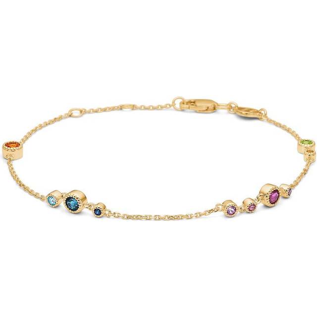 Mads Z Luxury Rainbow guld armbånd