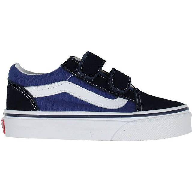 Kids UY Old Skool V Suede Touch 'n' Close Trainers - blue - 28 (10)