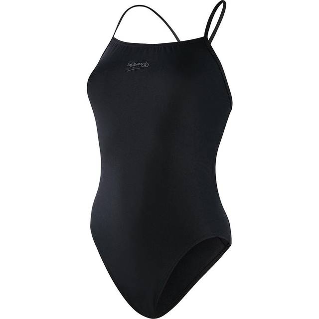Speedo Dam Eco Endurance+ tunn rem 1 del baddräkt | atletisk passform | klassisk design | återvunnet tyg | klorbeständig | extra flexibel baddräkt