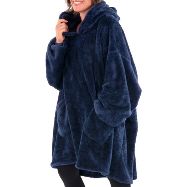 Snug Rug Sherpa Hoodie Blå