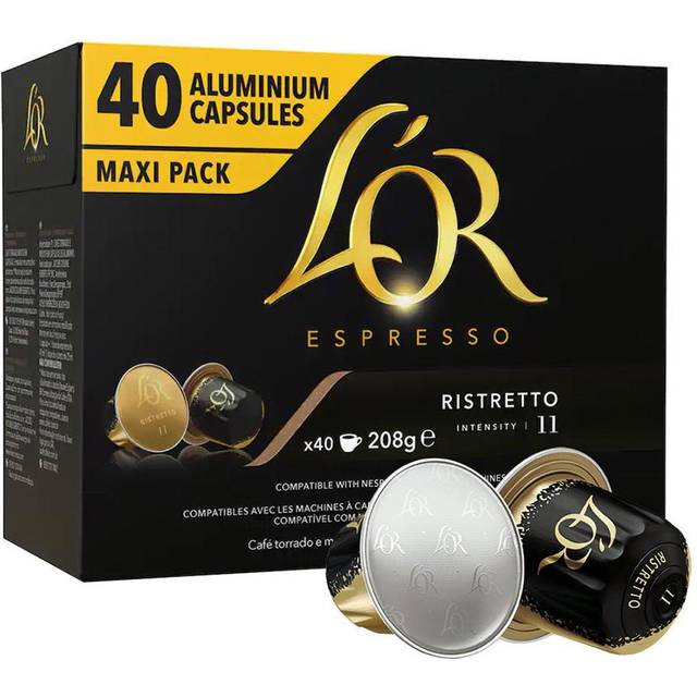 L&#39;OR Ristretto - 40 pods for Nespresso®