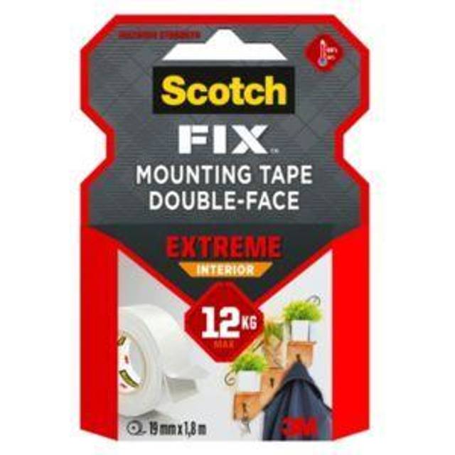 Scotch-Fix Mounting Tape Extreme Interior White 19 mm x 1.8 m