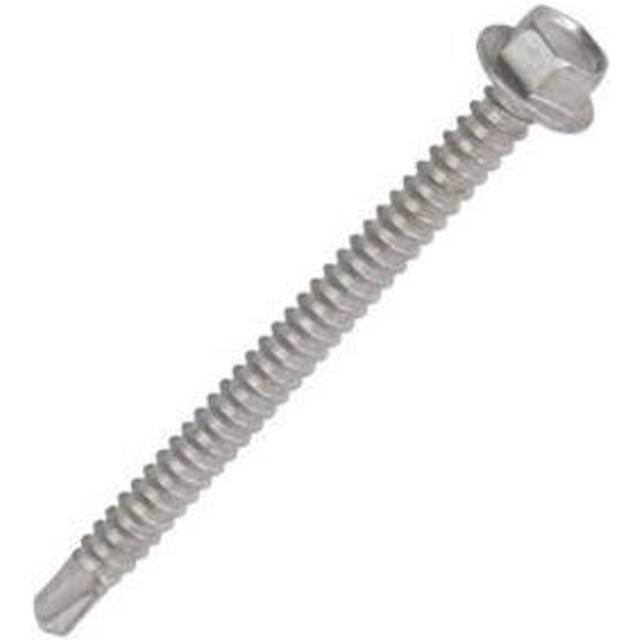 Timco - 5.5 x 50mm Hex Head Self drill Light Section tek Screws Qty 100