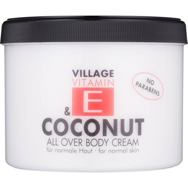 Village Pleje Vitamin E Body Cream Coconut 500 500ml