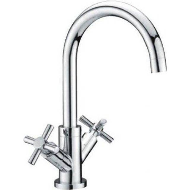 RAK Ceramics London Cross Head Kitchen Sink Mixer Tap | Chrome | Metal | 160mm x 320mm x 207.5mm