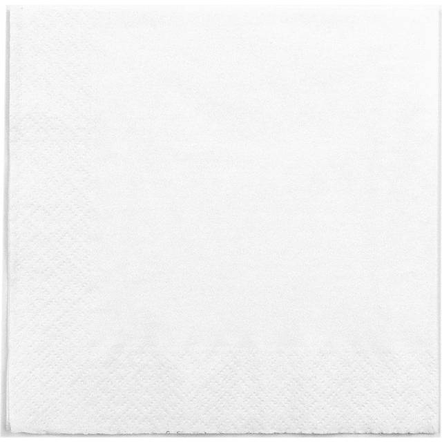 Vegware Compostable 33cm 2 Ply White Napkins - 1x2000