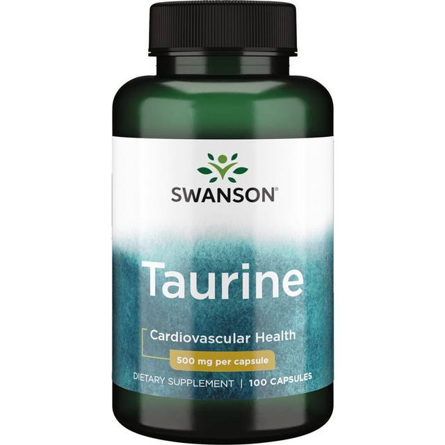 Taurin, 500 mg - 100 kapsler