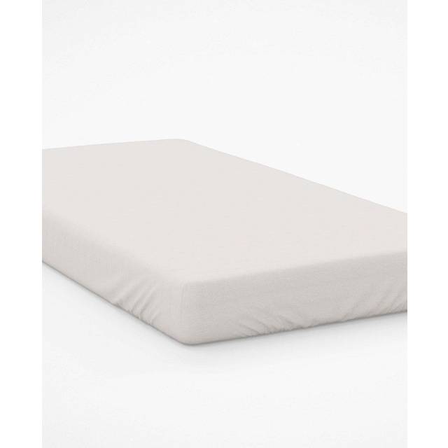 Easy Care Fitted Sheet Double Powder Pink, Pink