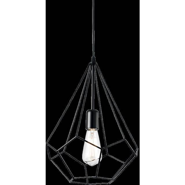 Ideal Lux Decorative Wire Frame Pendant White, E27