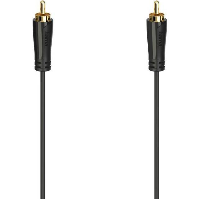 Hama RCA Video Anslutningskabel [1x RCA-hane - 1x RCA-hane] 1.5 m Svart