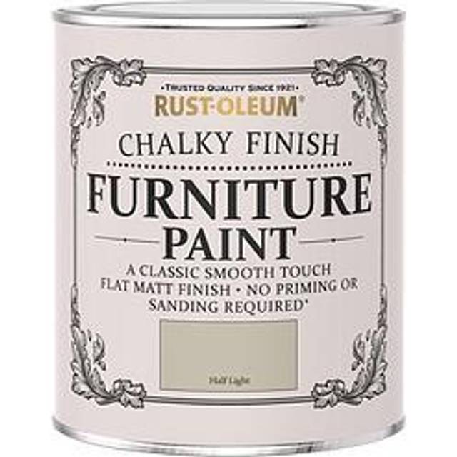 Rust-Oleum Chalky Furniture Paint - HALF LIGHT - 750ml - Grey