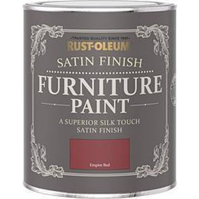 Rust-Oleum Satin Furniture Paint - EMPIRE RED - 750ml - Red