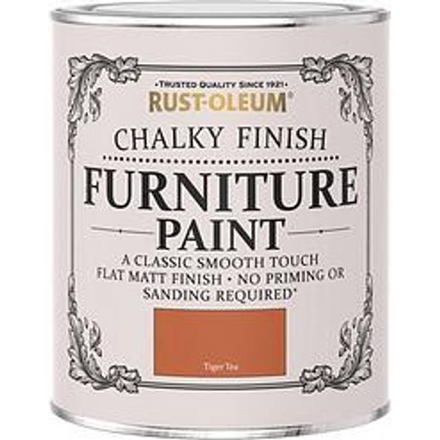 Rust-Oleum Chalky Furniture Paint - TIGER TEA - 750ml - Orange