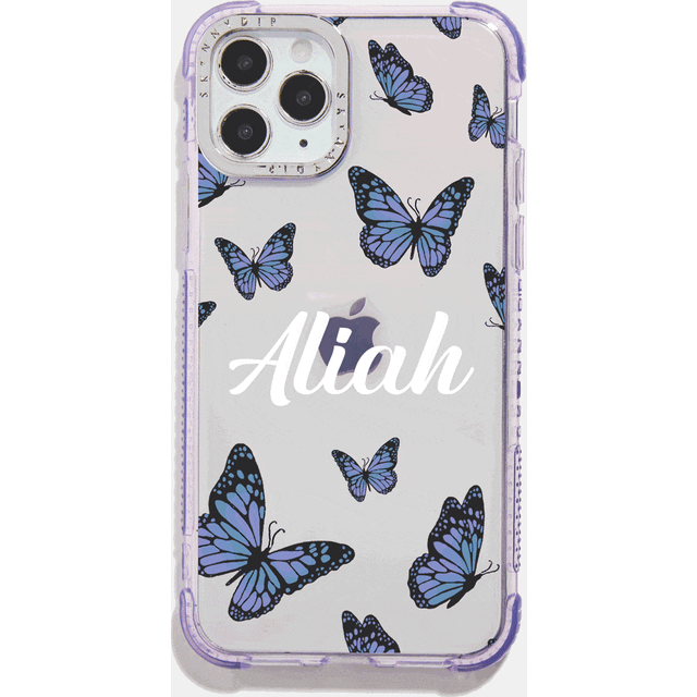 Lilac Bows Shock i Phone Case, i Phone 12 / 12 Pro Case