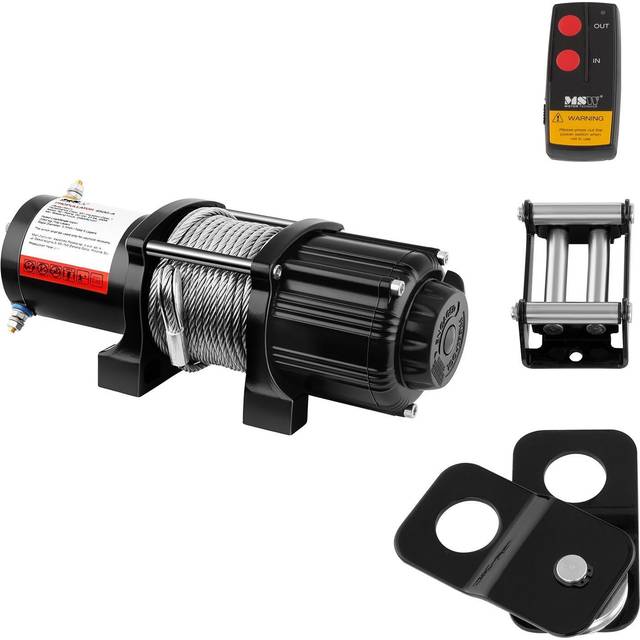 MSW - Electric Winch Motor Winch Pulley Rope Pulley Professional Vehicle Puller