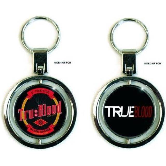 True Blood Keyring Bottle Label Keychain