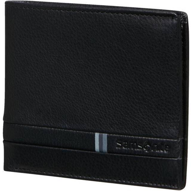Samsonite Flagged SLG wallet RFID leather 10.5 cm black