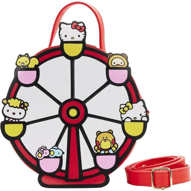 Loungefly Hello Kitty and Friends Carnival Crossbody Bag - Pink&#47;Red&#47;White (One-Size)