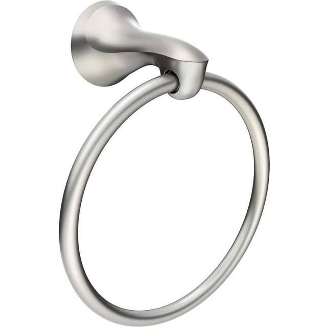 Moen Darcy Towel Ring with Press and Mark in Brushed Nickel