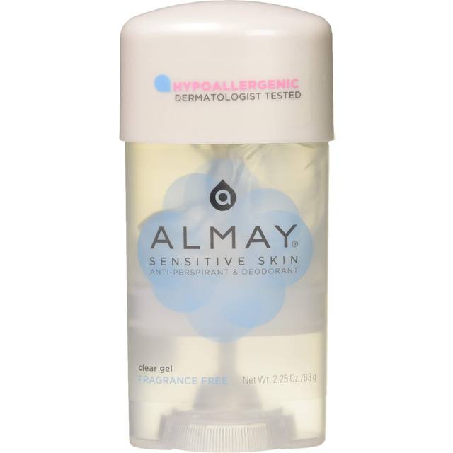 Almay Hypoallergenic Clear Gel Fragrance Free Deodorant 2.25 oz