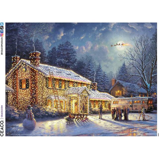 Ceaco - Thomas Kinkade - Holiday Movies - National Lampoons Xmas Vacat