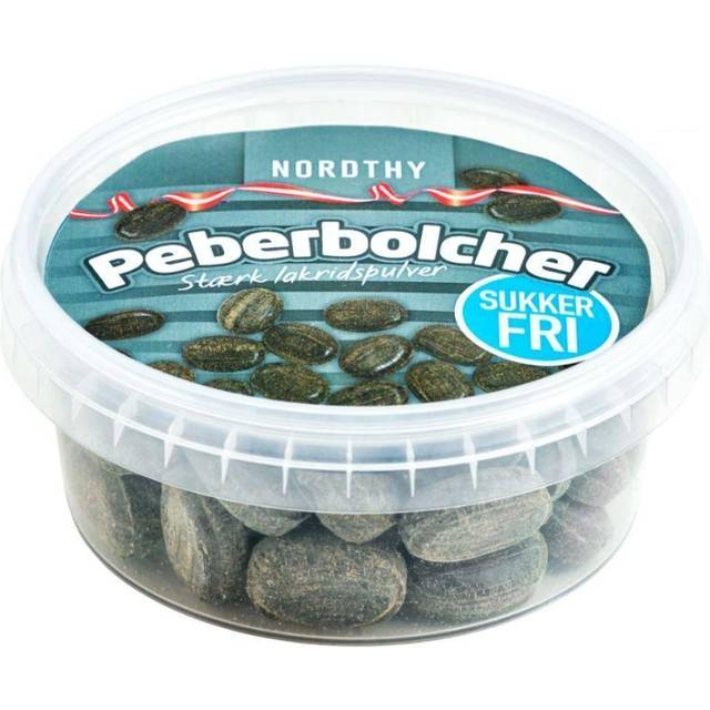 Nordthy Peberbolcher Sukkerfri 180g 1pack