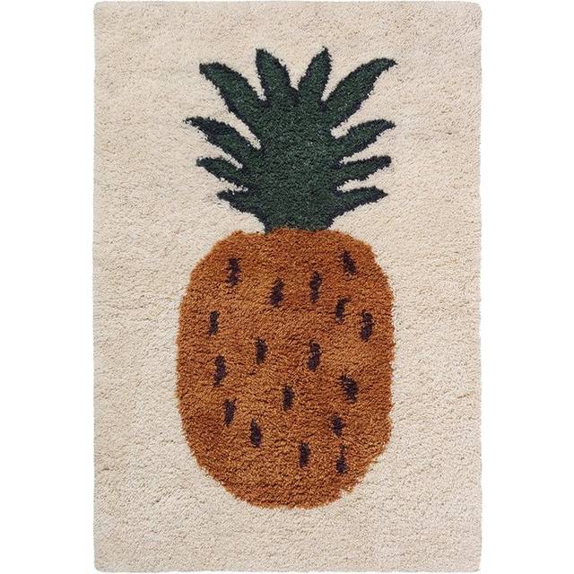 Ferm Living - Fruiticana Tufted Rug - Barnens matta - Pineapple - B80 x H120 x D3 cm