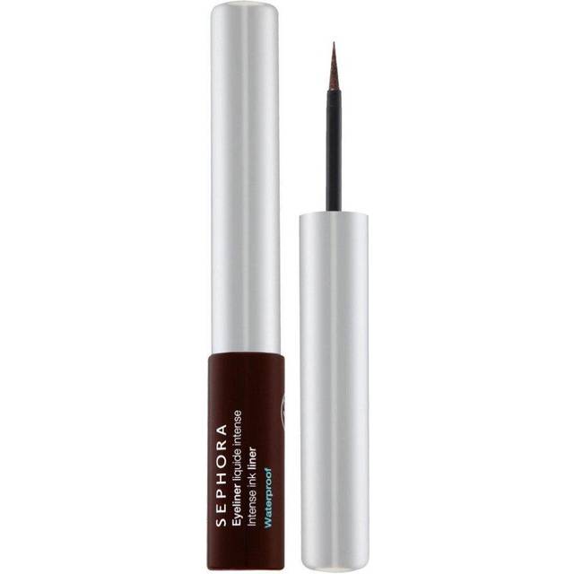 Sephora Collection Intense Ink Waterproof Liquid Eyeliner 02 - Satin Chocolate Brown (2.8Ml) - 02 - Satin Chocolate Brown (2.8ml)