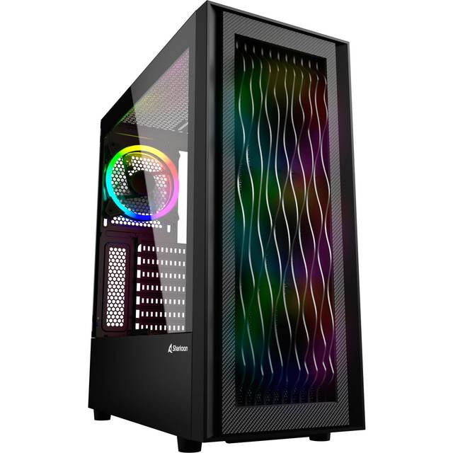 Sharkoon RGB WAVE, ATX gaming PC-fodral