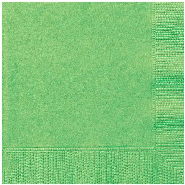 Servietten grasgrün 20 Stück kleine Papierservietten für Tischdeko, 25cm