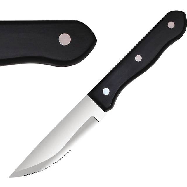 Olympia Jumbo Steak Knives ABS Handle (Pack of 12)