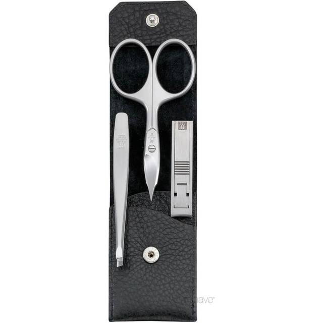ZWILLING PREMIUM 4-pcs Calf leather Pocket case black