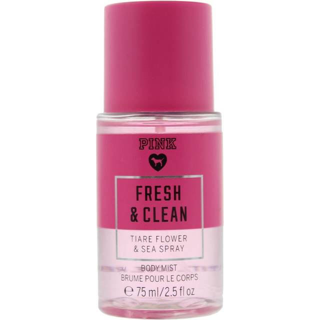 Victorias secret pink mist body fresh and clean 75ml ideal for travel