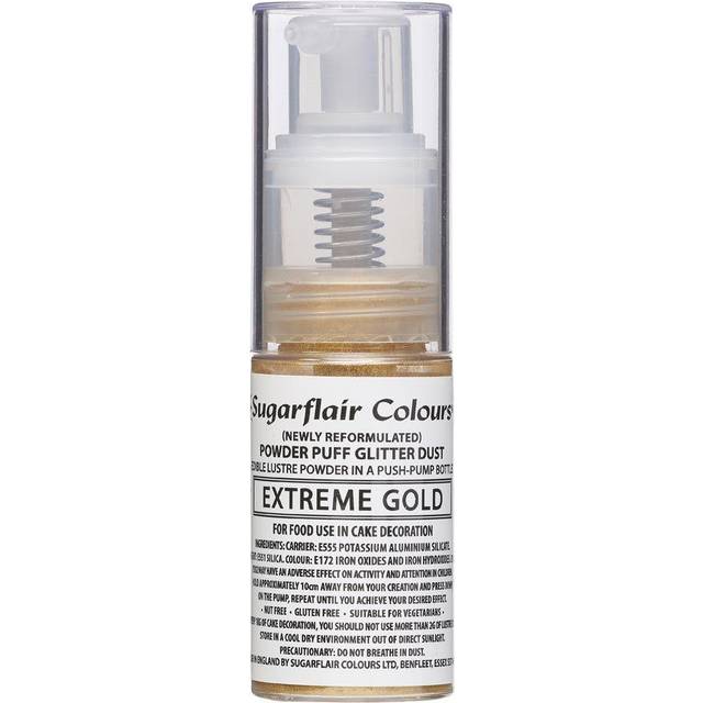 Pumpspray Glitter Sugarflair - Extreme Gold