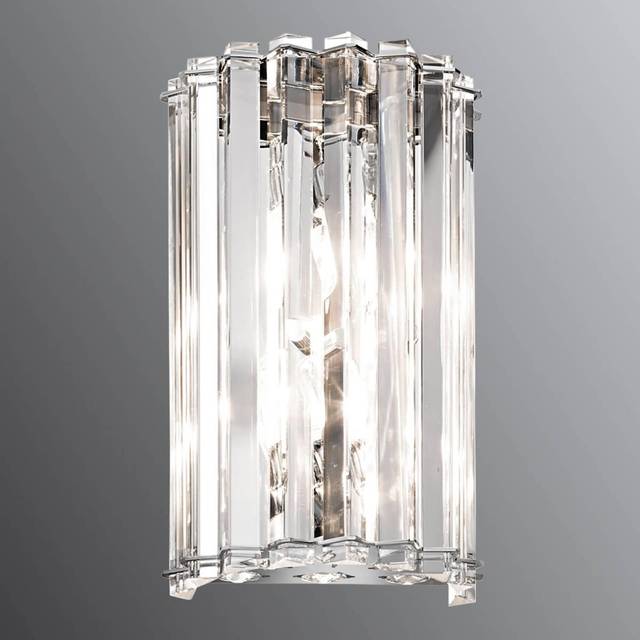 Kichler KL-CRYSTAL-SKYE2 Crystal Skye 2 Light Bathroom Wall Light Chro